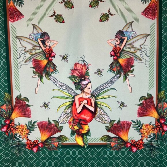 NWT COLCCI Made in Brazil 🇧🇷 V neck Sleeveless Bodycon Floral Midi Dress Sz 4 - Picture 13 of 14